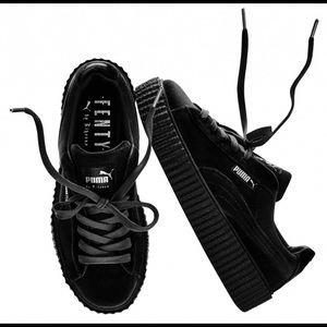 Puma x Fenty Rihanna Black Velvet Creepers